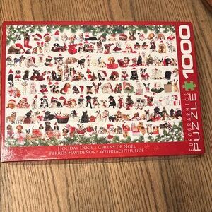 Holiday Dogs Puzzle 1000 Pieces